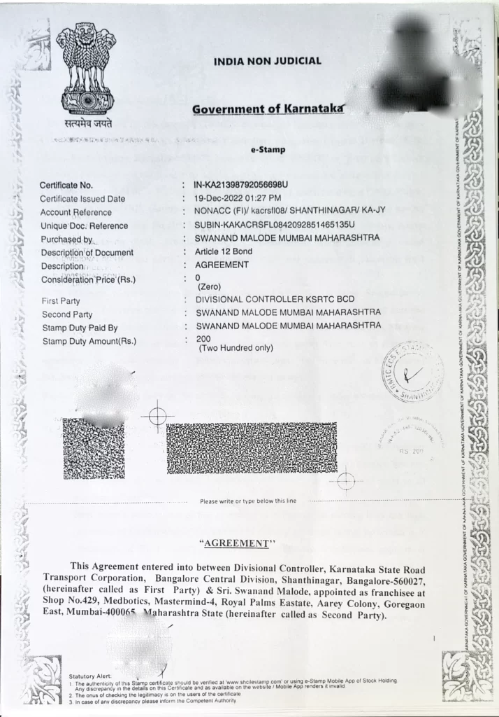 Nomad Tours - Buy Air Ticket Book Darshana 34 ksrtc agreement 1 1
